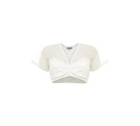 MarJo Damen Dirndlbluse ANZING Offwhite, 44