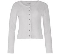 MarJo Damen Trachten Jacke Vilseck 220400 | Farbauswahl zum Dirndl Trachtenrock Oktoberfest Festliche Anlässe Tracht elegant (pastellgrau, 3XL)