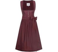 Marjo Dirndl Celina 70cm Länge weinrot |Mididirndl mit Knöpfen | Ton-in-Ton (DE/NL/SE/PL, Numerisch, 40, Regular, Regular, weinrot)