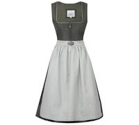 Marjo Dirndl Dirndl Seßlach 65cm Länge Olive Pistazie grün Mididirndl Damen (DE/NL/SE/PL, Numerisch, 42, Regular, Regular, Olive Pistazie)