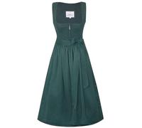 Marjo Dirndl Gaimersheim 65cm Länge | Mididirndl Tweed Strukturstoff | Damen (DE/NL/SE/PL, Numerisch, 42, Regular, Regular, flaschengrün)