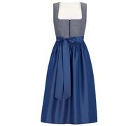 Marjo Dirndl Graben 70m Länge | Mididirndl Strukturstoff blau | Damen (DE/NL/SE/PL, Numerisch, 38, Regular, Regular, Marine)