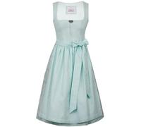Marjo Dirndl Marktl 65cm Länge Mint Samtdirndl für Damen Pastell (DE/NL/SE/PL, Numerisch, 32, Regular, Regular, Mint)