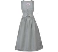 Marjo Dirndl Medlingen 75cm Länge Oliv | Mididirndl mit Knöpfen | grün Jacquard