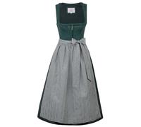 Marjo Dirndl Penzing 75cm Länge | Schlichtes Mididirndl mit Leinen | Damen (DE/NL/SE/PL, Numerisch, 40, Regular, Regular, Petrol)