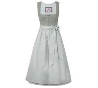 Marjo Dirndl Riegsee 70cm Länge | Cord-Dirndl mit Reißverschluss | Mididirndl Ton-in-Ton