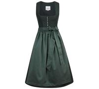 Marjo Dirndl Wackersberg 75cm Länge Pünktchen mit Knöpfen Damen (DE/NL/SE/PL, Numerisch, 34, Regular, Regular, waldgrün)