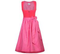 Marjo Dirndl Zoey 65cm Länge Azur | Samt-Dirndl knallig blau | Damen Midi (DE/NL/SE/PL, Numerisch, 42, Regular, Regular, pink)