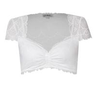 MarJo Dirndlbluse Adelsdorf Kurzarm | Offwhite (DE/NL/SE/PL, Numerisch, 42, Regular, Regular, Offwhite)