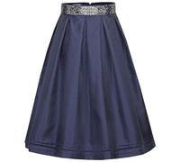 MarJo Glorious Collection Marjo Trachtenrock Theresa 65cm dunkelblau | Midi-Rock aus Jacquad | elegant Abendmode (DE/NL/SE/PL, Numerisch, 42, Regular, Regular, dunkelblau)