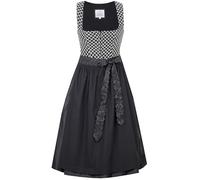 MarJo Trachten Dirndl Ensdorf | Schwarz - 65cm (DE/NL/SE/PL, Numerisch, 36, Regular, Regular, Schwarz)