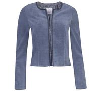 Marjo Trachtenjacke Naomi | Jacke zum Dirndl für Damen | Trachten Dirndljacke blau Gr 42