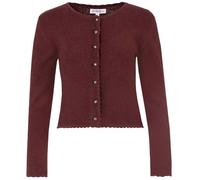 MarJo Trachtenjacke Vilseck | Jacke zum Dirndl für Damen | Strickjacke Trachten Dirndljacke (DE/NL/SE/PL, Alphanumerisch, XXL, Regular, Regular, mahagoni)