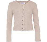 MarJo Trachtenjacke Vilseck | Jacke zum Dirndl für Damen | Strickjacke Trachten Dirndljacke (DE/NL/SE/PL, Alphanumerisch, S, Regular, Regular, taupe)