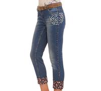 MarJo Trachtenjeans Damen - Dakota-Rita - blau