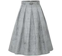 Marjo Trachtenrock Marquartstein 70cm Länge | Midi-Rock aus Jacquad | elegant Abendmode (DE/NL/SE/PL, Numerisch, 40, Regular, Regular, Jade)