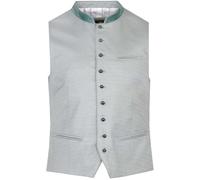 MarJo Trachtenweste Wattendorf Jacquard | Weste für Herren | Gilet Trachten (DE/NL/SE/PL, Numerisch, 64, Regular, Regular, gletscher)