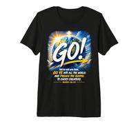 Mark 16:15 Go Into All The World and Preach The Gospel Premium T-Shirt