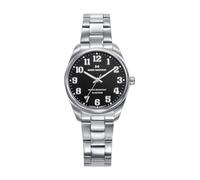 Mark Maddox MM1032-55 Damen-Armbanduhr, analog, drei Zeiger, 32 mm, Gehäuse und Armband aus Stahl, schwarzes Zifferblatt mit arabischen Zahlen, WR 50 m