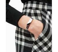 Markanter Calvin Klein Damen Armreif mit geometrischem Design Arm-Schmuck Größe XS KJATMF0001 Silber