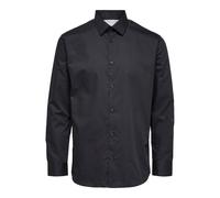 Selected Regethan Classic Langarmhemd M Black