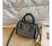 Marken-Luxus Boston Handtasche 2026 Neue Damen Tragetasche Mode Retro Stickerei Jacquard Umhängetasche Blaue Umhängetasche Kissen Tasche