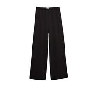 Marks & Spencer Crêpe-Hose Mit Weitem Bein Und Elastischem Bund Damen Schwarz UK 18 (EU 46)