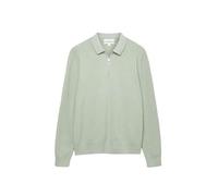 Marks & Spencer Geripptes Strick-Poloshirt Aus Baumwollmischgewebe Herren XXL