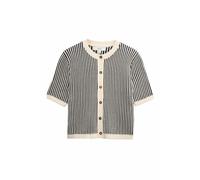 Marks & Spencer Strukturierter Crop-Cardigan Mit Hohem Baumwollanteil Damen Schwarz-Mix Xs