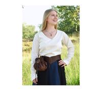 Markt-Mittelalter Bluse Aila geschnürt Natur Größe XXL