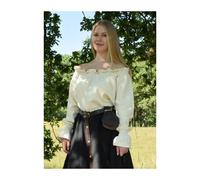 Markt-Mittelalter Bluse oder Piratenbluse Carmen Natur Gr.XXL