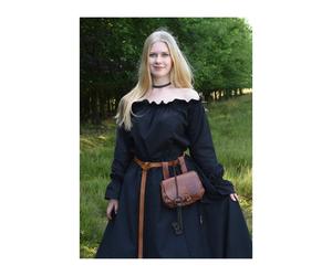 Markt-Mittelalter Bluse oder Piratenbluse Carmen Schwarz Größe M