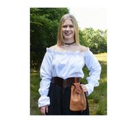 Markt-Mittelalter Bluse oder Piratenbluse Carmen Weiß Größe XXL