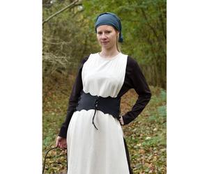 Markt-Mittelalter Mieder-Gürtel geschnürt aus Leder schwarz Größe XXL