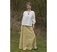 Markt-Mittelalter Rock hellbraun Größe XXL