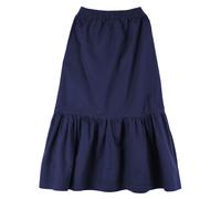 Markt-Mittelalter Rock oder Unterrock Blau S/M