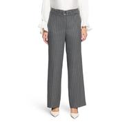 Marlene-Hose BETTY BARCLAY "Damen Marlene-Hose mit Bindegürtel", Damen, Gr. 42, Normalgrößen, grau (mausgrau), Obermaterial: 63% Polyester, 35% Viskose, 2% Elasthan., relaxed fit lang, Hosen (94020209