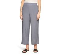 Marlene-Hose BETTY BARCLAY "Damen mit elastischem Bund", Damen, Gr. 46, Normalgrößen, blau, dunkelblau, Obermaterial: 100% Viskose, relaxed fit 7/8-Länge, Hosen (54093136-46) blau, dunkelblau