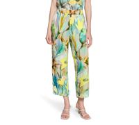 Marlene-Hose BETTY BARCLAY "Damen mit elastischem Bund", Damen, Gr. 48, Normalgrößen, mint, nature, Obermaterial: 100% Viskose, relaxed fit 7/8-Länge, Hosen (33499245-48) mint, nature