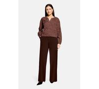 Marlene-Hose BETTY BARCLAY "Damen unifarben", Damen, Gr. 36, Normalgrößen, braun (light maroon), Obermaterial: 96% Polyester, 4% Elasthan, relaxed fit lang, Hosen (26948261-36) light maroon