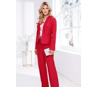 Marlene-Hose CLASSIC BASICS, Damen, Gr. 26, Kurzgrößen, rot, 100% Polyester, unifarben, Hosen (60024031-26) rot