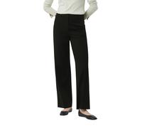 Marlene-Hose COMMA, Damen, Gr. 36, N-Gr, schwarz, Web, Obermaterial: 48% Polyamid, 42% Viskose, 10% Elasthan, unifarben, relaxed fit knöchellang, Hosen, mit Taschen (54325945-36) schwarz