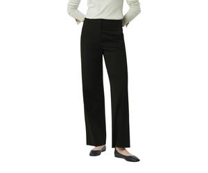Marlene-Hose COMMA, Damen, Gr. 36, N-Gr, schwarz, Web, Obermaterial: 48% Polyamid, 42% Viskose, 10% Elasthan, unifarben, relaxed fit knöchellang, Hosen, mit Taschen (54325945-36) schwarz