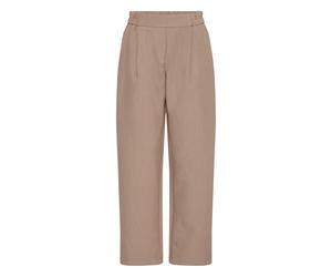 Marlene-Hose FRANSA "Anzug FRABIGAIL", Damen, Gr. 40, N-Gr, beige (desert taupe melange), Obermaterial: 60% Polyester PES. 35% Viskose CV. 5% Elasthan EL., Hosen (93320513-40) desert taupe melange