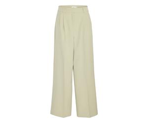 Marlene-Hose ICHI "Hose IHLEXI", Damen, Gr. 38, N-Gr, grün (tea), Obermaterial: 90% Polyester PES. 10% Elasthan EL., Hosen (22325249-38) tea