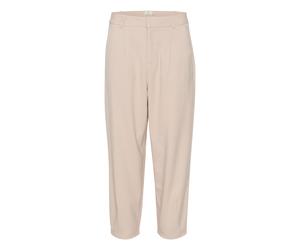 Marlene-Hose KAFFE "Anzughose KAMERLE", Damen, Gr. 42, N-Gr, blau (brindle), Obermaterial: 64% Polyester Pol. recyc.. 33% Viskose CV. 3% Elasthan EL., Hosen (17746727-42) brindle