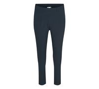 Marlene-Hose KAFFE CURVE "Damen Hose KCjia", Damen, Gr. 48, N-Gr, blau (midnight marine), Obermaterial: 68% Polyester PES. 28% Viskose CV. 4% Elasthan EL., Hosen (96395752-48) midnight marine