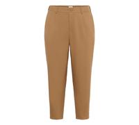 Marlene-Hose KAFFE CURVE "Damen Hose KCmerla", Damen, Gr. 48, N-Gr, beige (toasted coconut), Obermaterial: 64% Polyester PES. 33% Viskose CV. 3% Elasthan EL., Hosen (36771120-48) toasted coconut