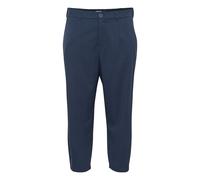 Marlene-Hose KAFFE CURVE "Damen Hose KCmerla", Damen, Gr. 50, N-Gr, blau (midnight marine), Obermaterial: 64% Polyester PES. 33% Viskose CV. 3% Elasthan EL., Hosen (68415631-50) midnight marine