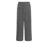 Marlene-Hose KAFFE "Damen Hose KAalba", Damen, Gr. 38, N-Gr, schwarz (schwarz melange), Obermaterial: 80% Polyester PES. 20% Viskose CV., Hosen (17702343-38) schwarz melange